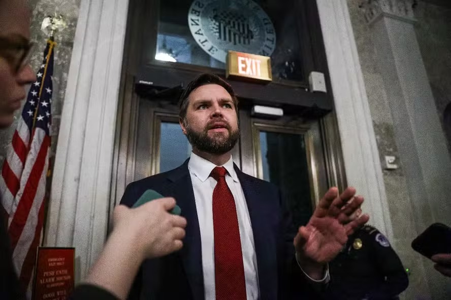 senador J.D. Vance é o vice de Donald Trump (Foto: Valerie Plesch/The New York Times)