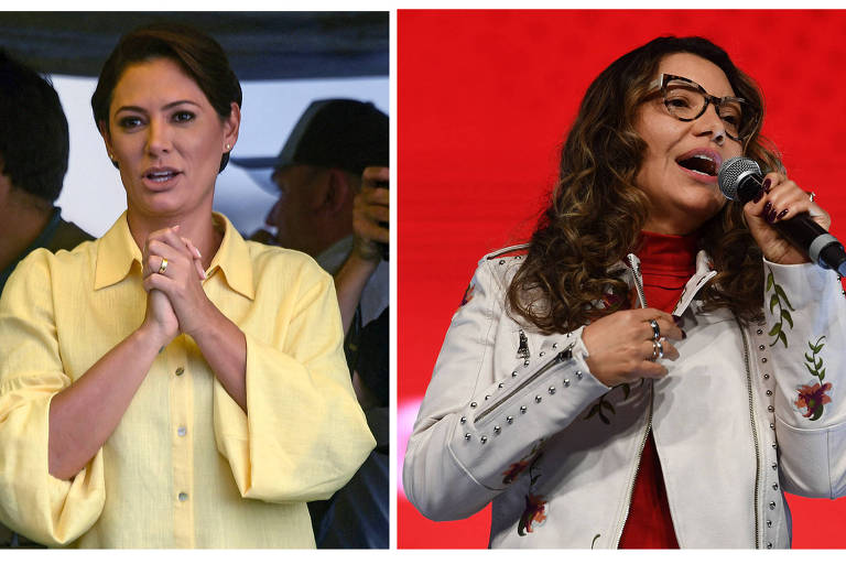 Pesquisa mostra Janja e Michelle empatadas para presidente