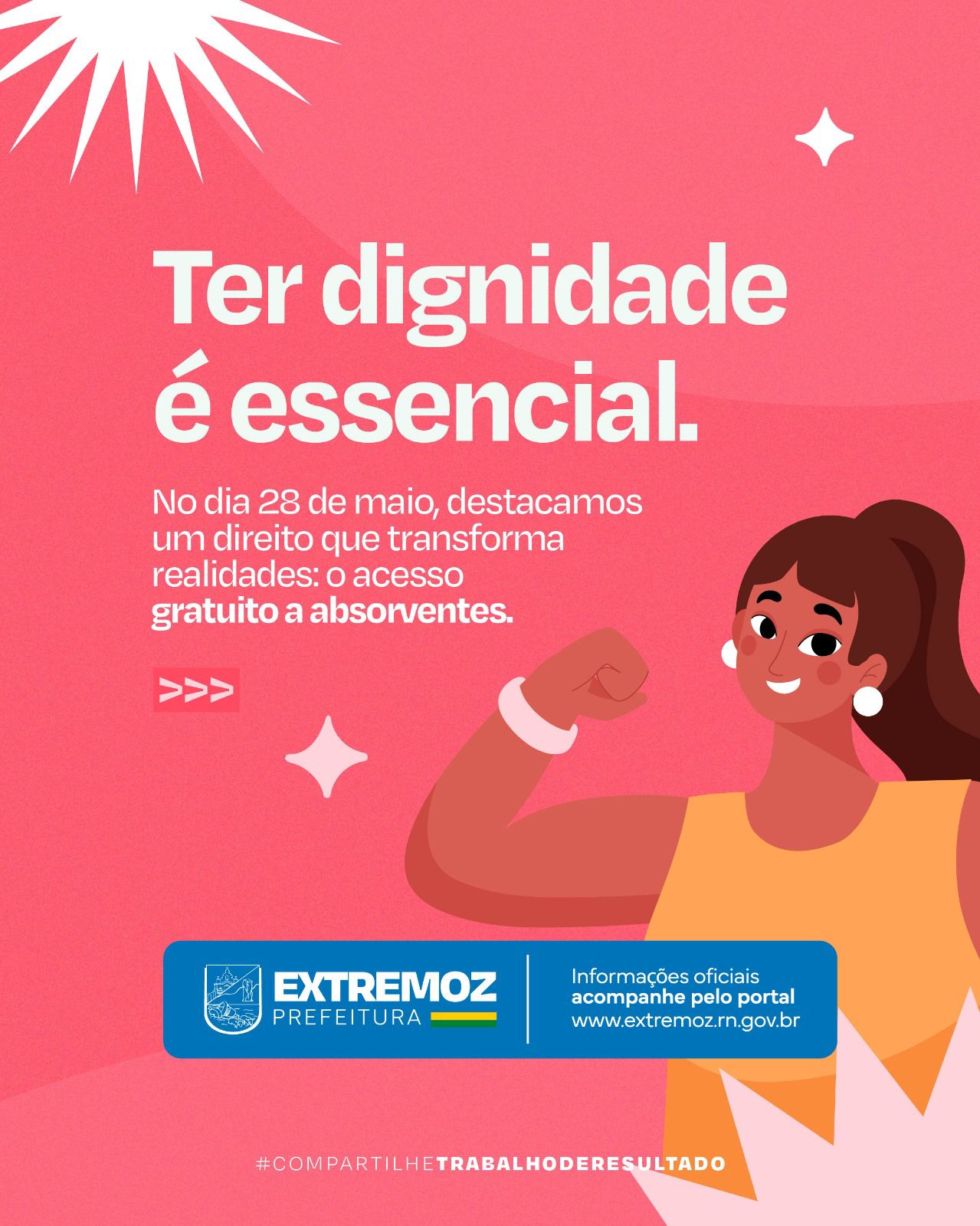 Prefeitura de Extremoz lança programa de distribuição gratuita de absorventes para combater a pobreza menstrual