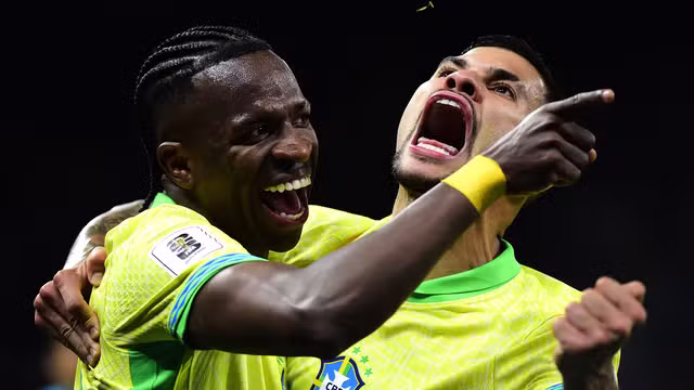 vinicius junior bruno guimaraes brasil x paraguai