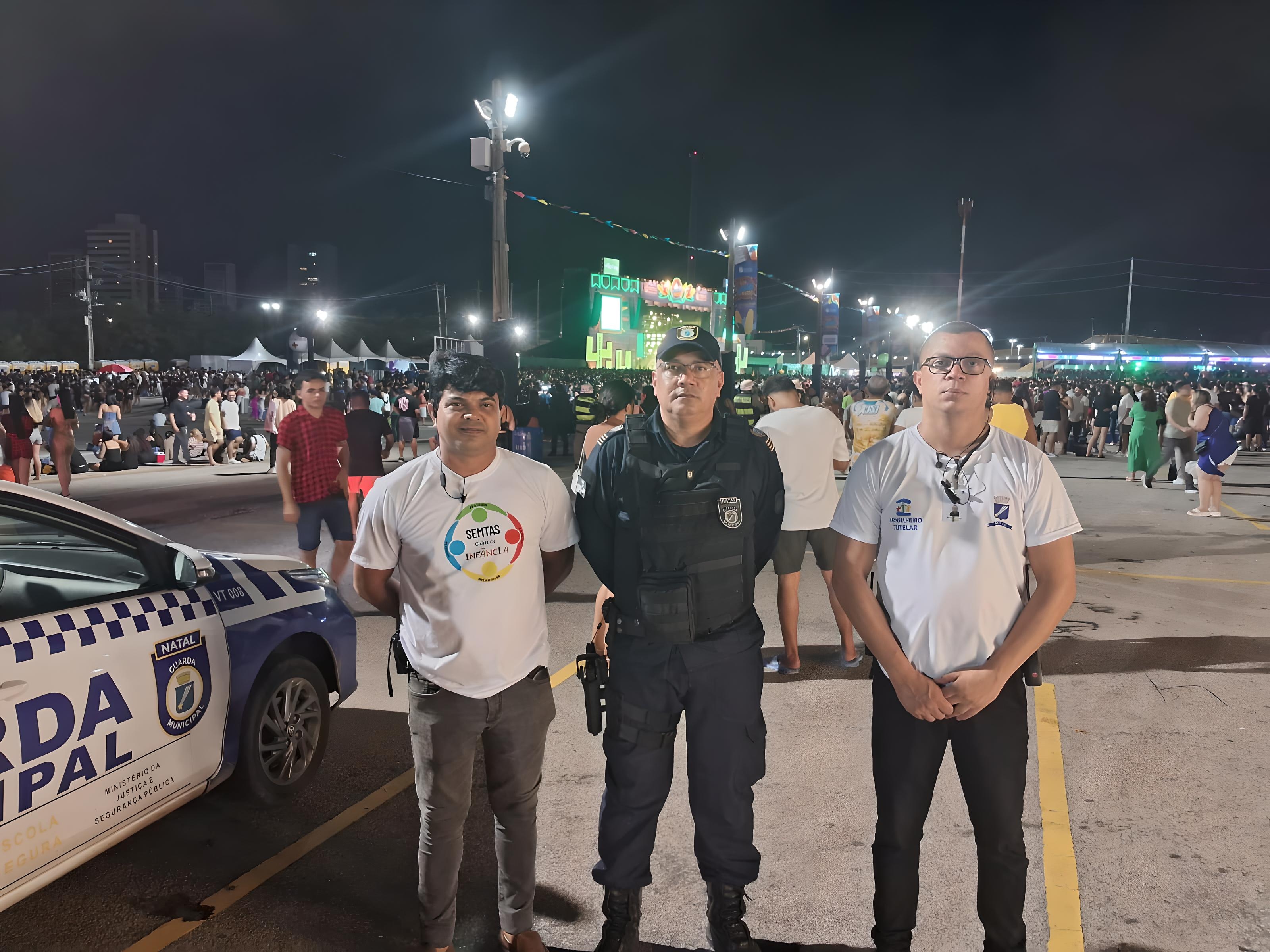 Guarda Municipal e Conselho Tutelar atuam no São João para garantir proteção a crianças e jovens