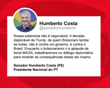 Petistas querem usar discurso de 