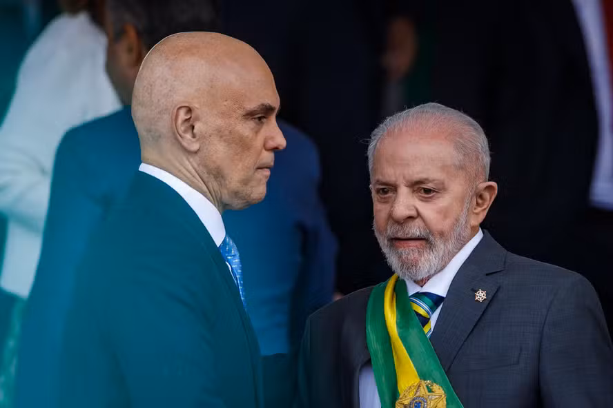 Nos bastidores do Planalto, cresce o incômodo de Lula com Moraes