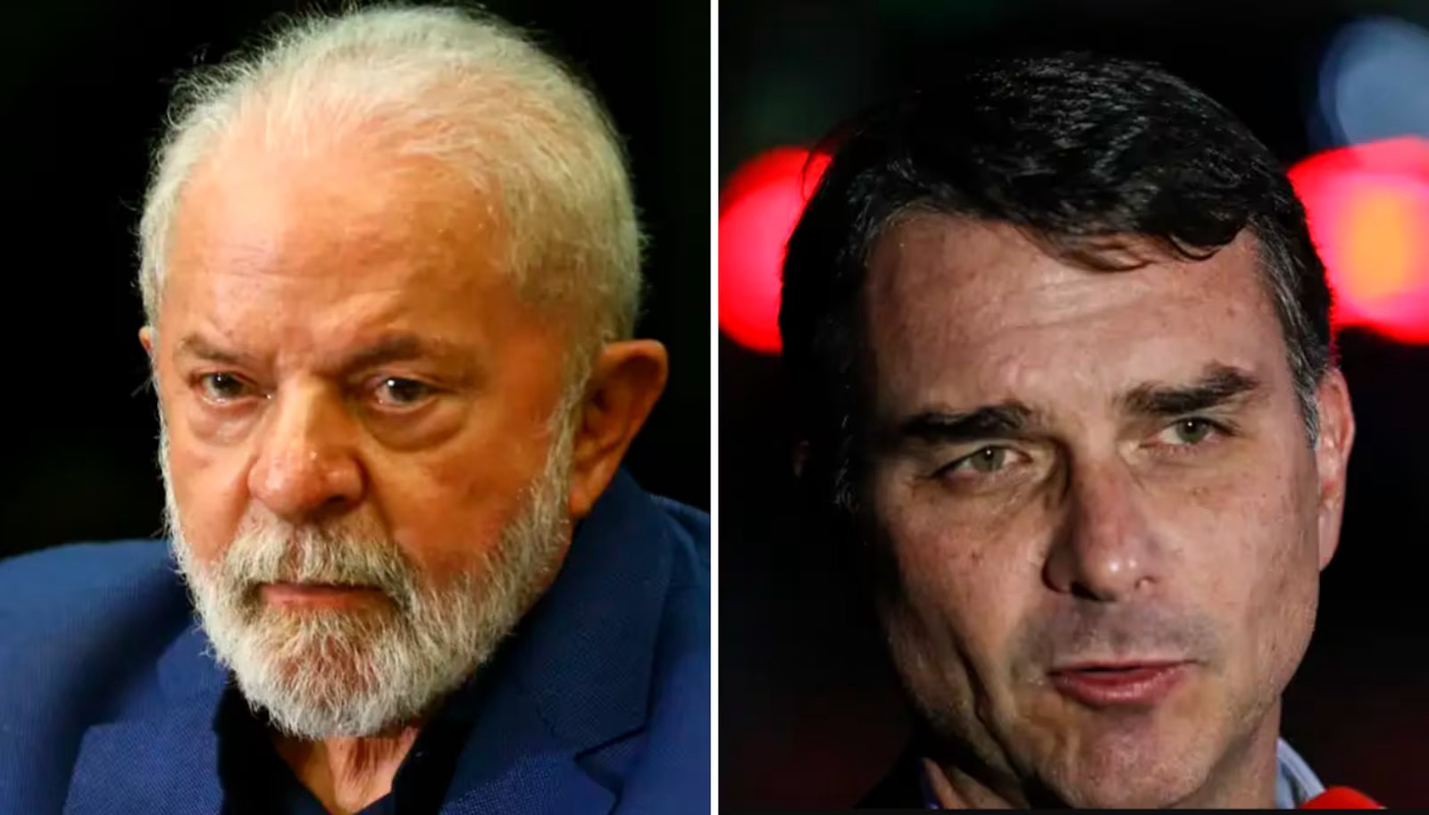 Lula e Flavio Bolsonaro | Bruno Peres/Marcelo Camargo/ Agência Brasil - Arquivo