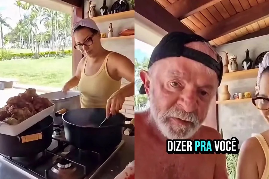 Janja, Lula e a carne de paca | Reprodução instagram