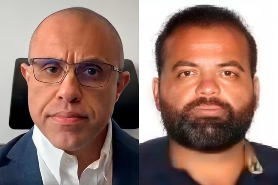 Mohamad Hussein Mourad, o Primo, e Roberto Augusto Leme da Silva, o Beto Louco, negociam delação com o MPSP — Foto: Reprodução