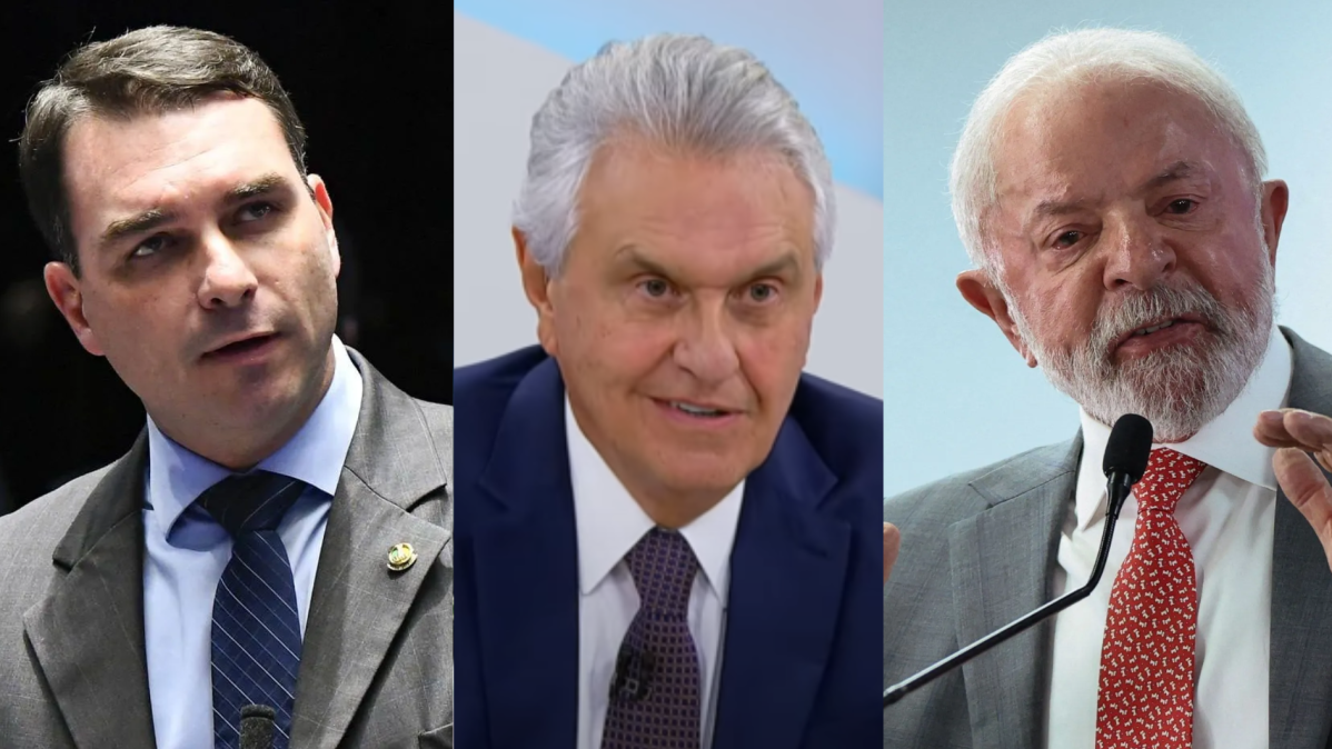 Flávio, Lula e Caiado
