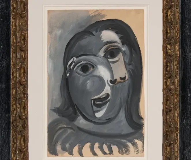 Obra de Picasso, de 1941, que será vendida (Um Picasso por 100 euros/Reprodução)