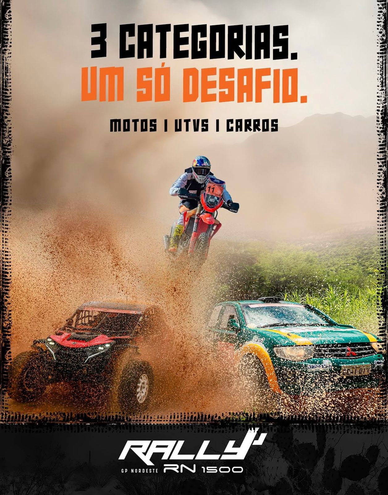 Extremoz recebe Rally RN 1500 nesta segunda com largada na praia de Pitangui