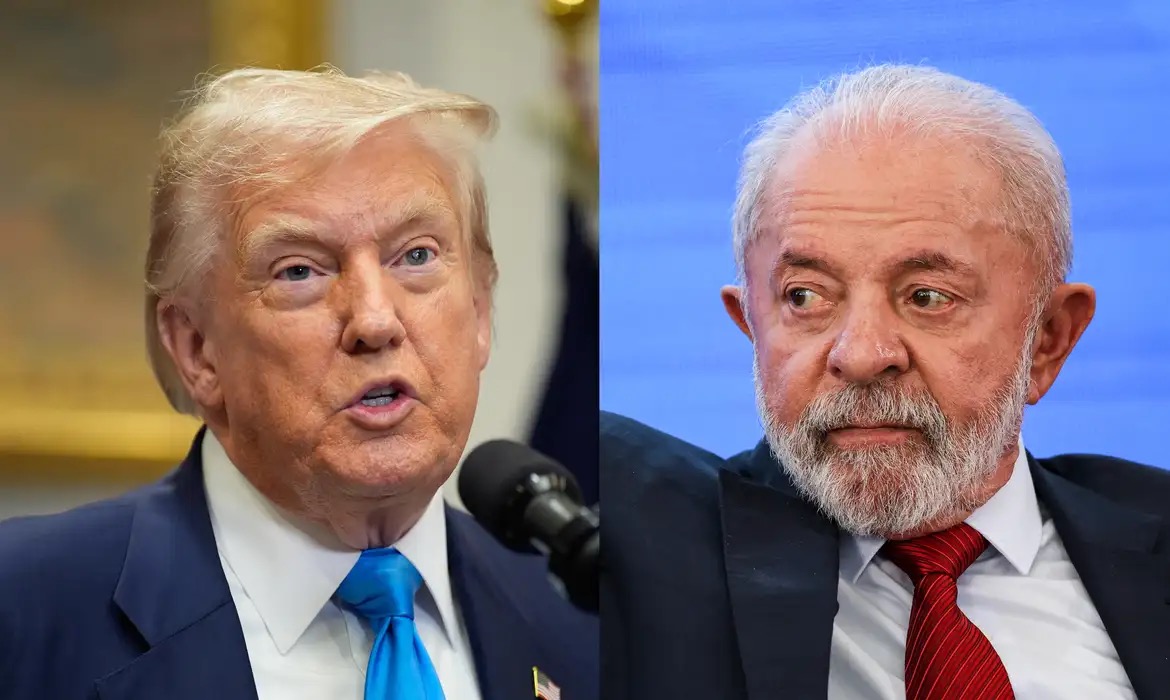 TRUMP E LULA | REUTER/YURI GRIPAS E MARCELO CAMARGO/AGÊNCIA BRASIL
