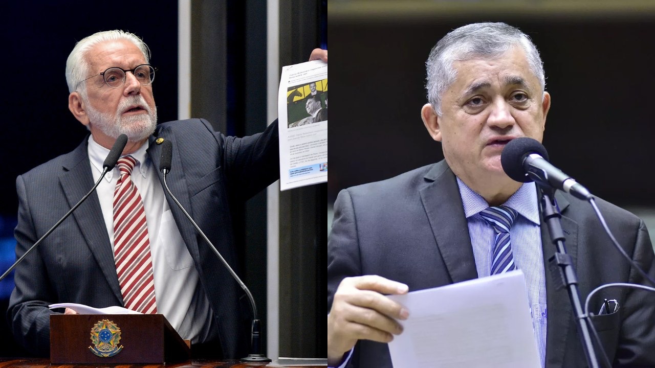 Jaques Wagner (PT-BA) e José Guimarães (PT-CE) | Foto: Alessandro Dantas (Senado) / Zeca Ribeiro (Câmara)