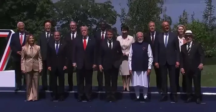 Donald Trump ignorou Lula durante evento do G7 | Foto: Reprodução/Redes Sociais/X