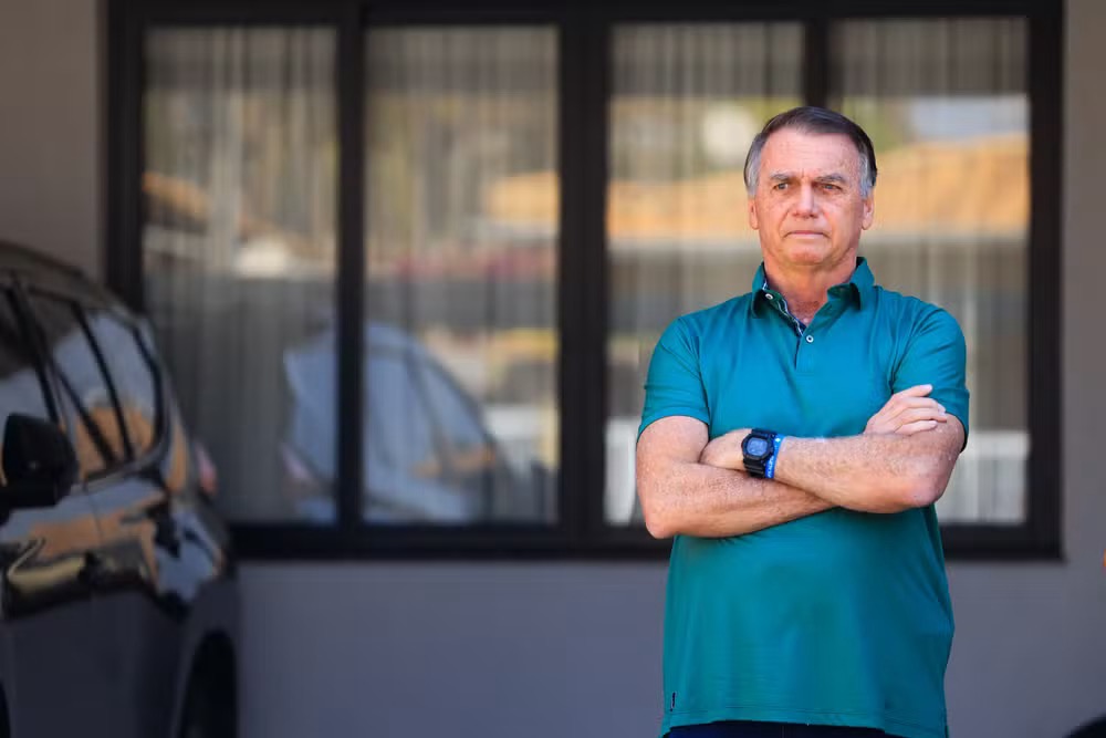 Ex-presidente Jair Bolsonaro em prisão domiciliar, em imagem de arquivo — Foto: WILTON JUNIOR/ESTADÃO CONTEÚDO