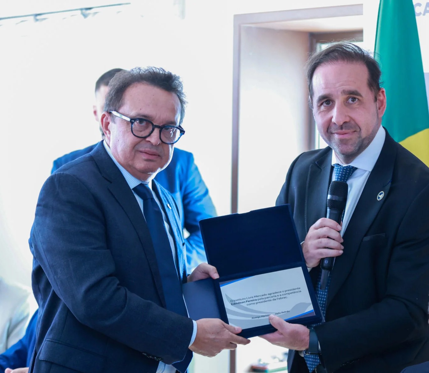 Febrac: parlamentares do RN prestigiam em Brasília homenagem do Instituto Livre Mercado ao potiguar Edmilson Pereira