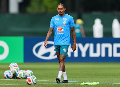 Raphinha teve lesão confirmada pela seleção brasileira Caean Couto/Imagn Images via Reuters - 10.06.2026