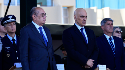 Os ministros do STF (Supremo Tribunal Federal), Gilmar Mendes e Alexandre de Moraes  • Rosinei Coutinho/STF