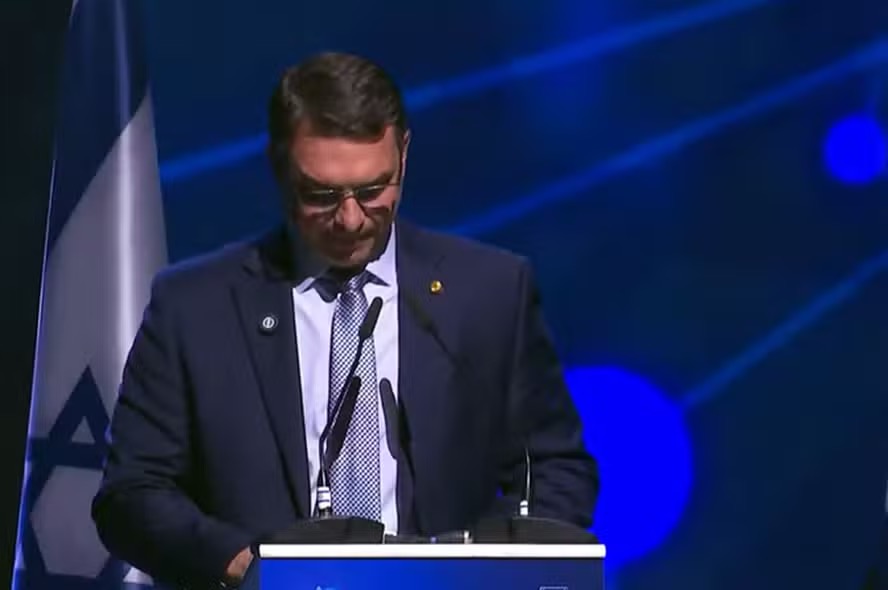 Flavio Bolsonaro: estresse — Foto: Reprodução/GPO
