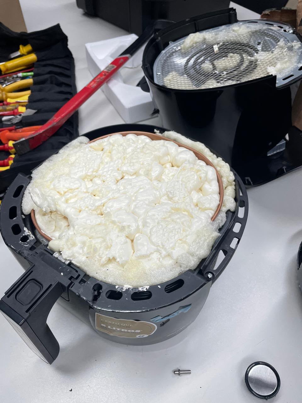 Droga escondida na airfryer RN |  | Foto: Divulgação/PF