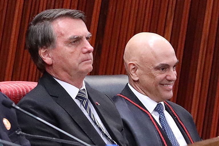 Jair Bolsonaro e Alexandre de Moraes |  Credit: Divulgaçao TSE, Creator: Antonio Augusto