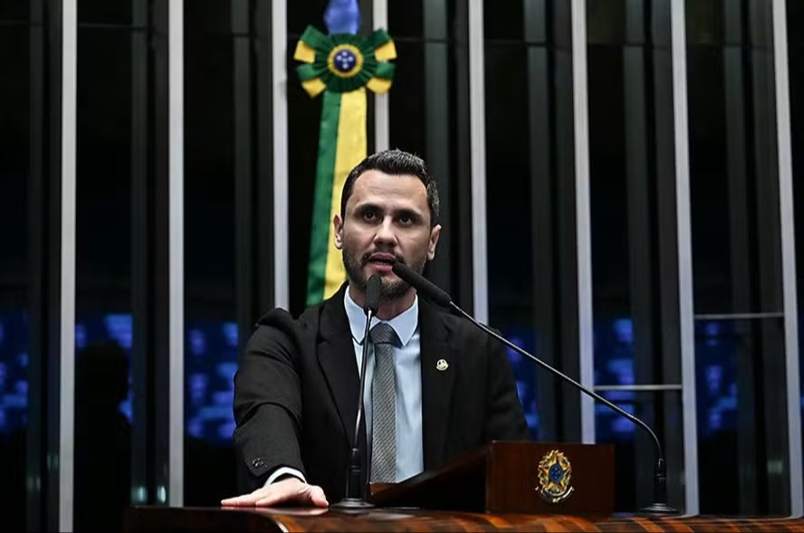 O senador Cleitinho: de saída — Foto: Ton Molina/Agência Senado