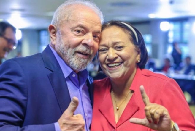 Lula e Fátima Bezerra | reprodução