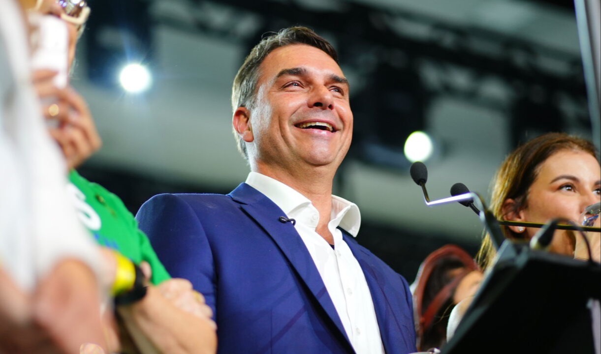 FLÁVIO BOLSONARO \ Foto: Vittor Sales