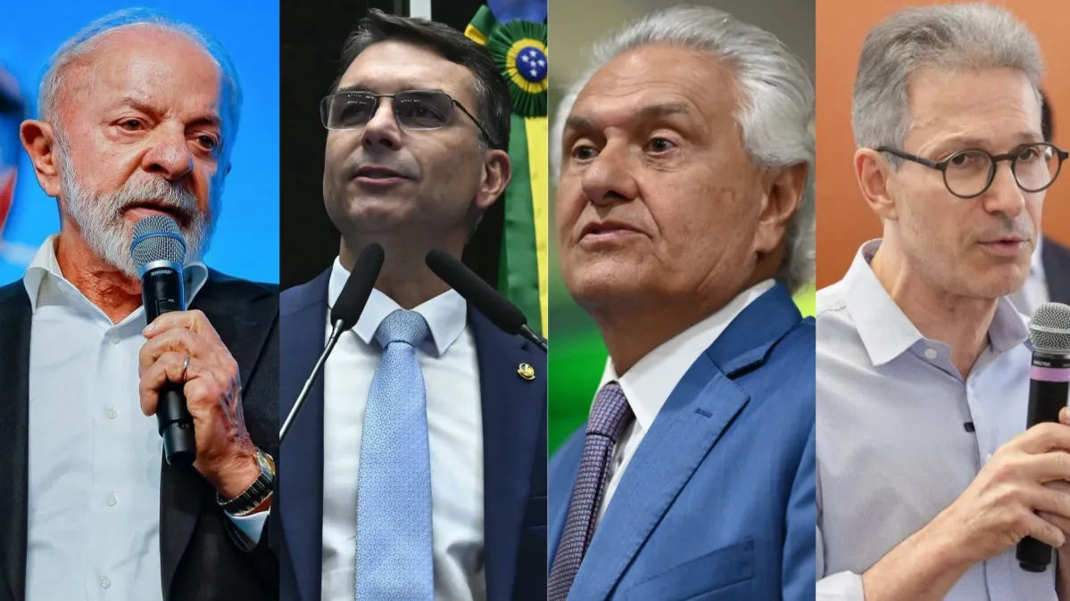 lula flávio caiado zema