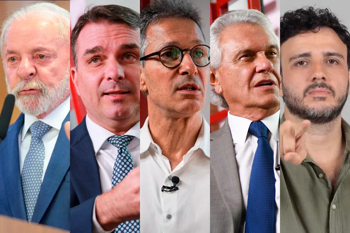 Candidatos a presidente 2026 | arte metrópoles 