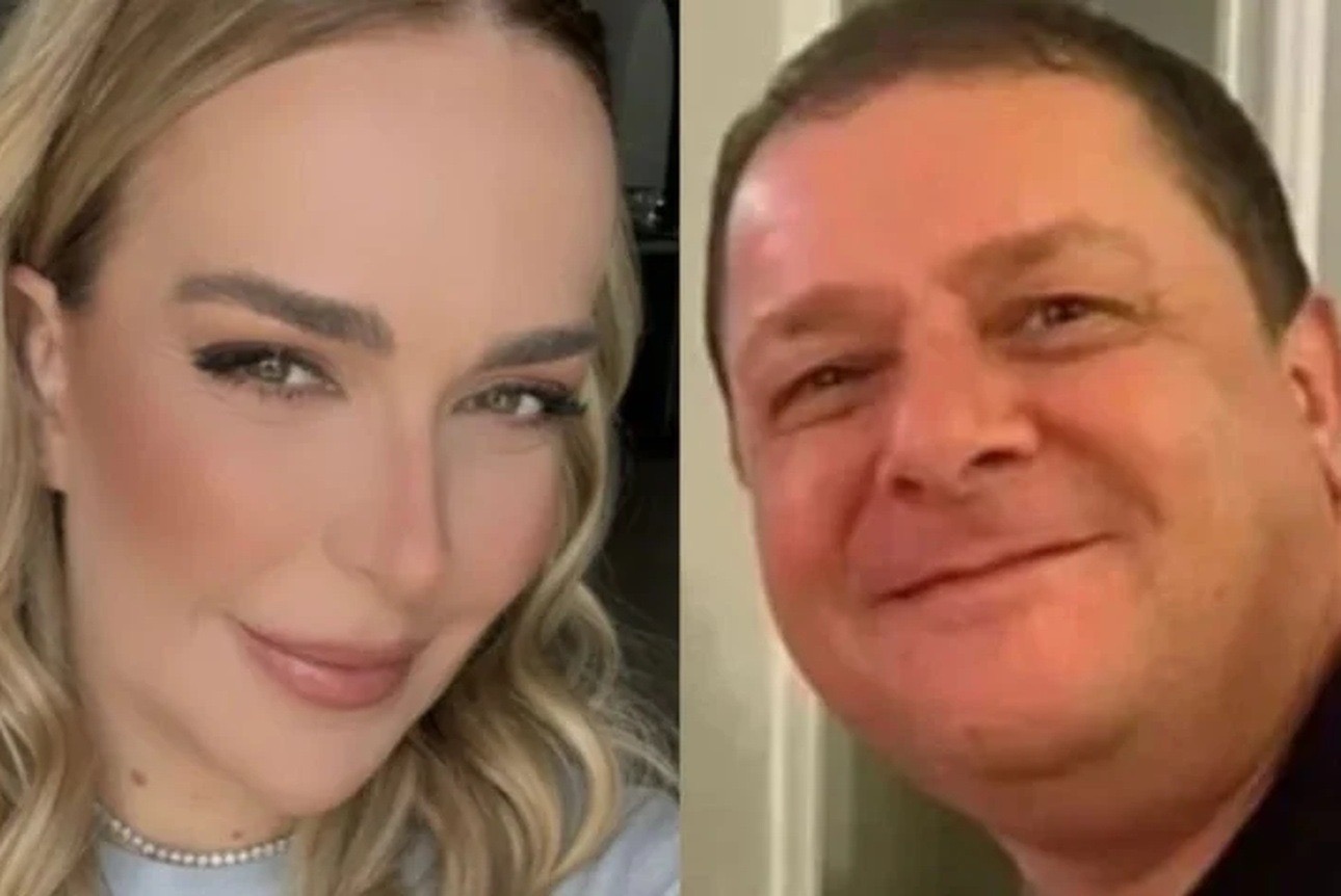 Lobista Roberta Luchsinger (E), amiga intima de Lulinha (D), filho mais velho do presidente Lula