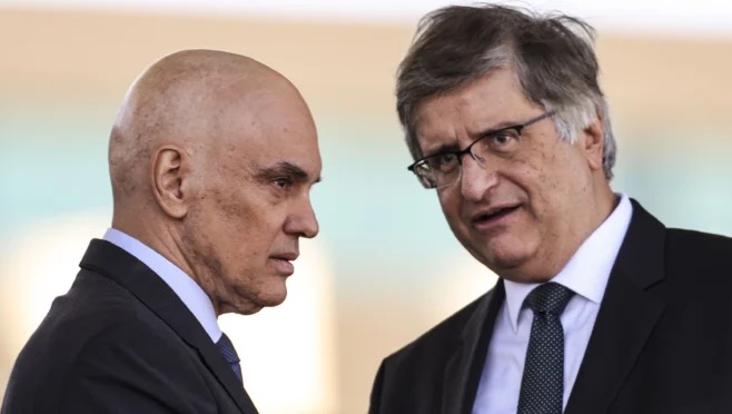 ALEXANDRE MORAES E PAULO GONET |  (Foto: Marcelo Camargo/Agência Brasil)