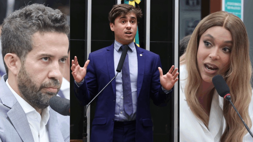 andré janones, Nikolas ferreira e erika hilton