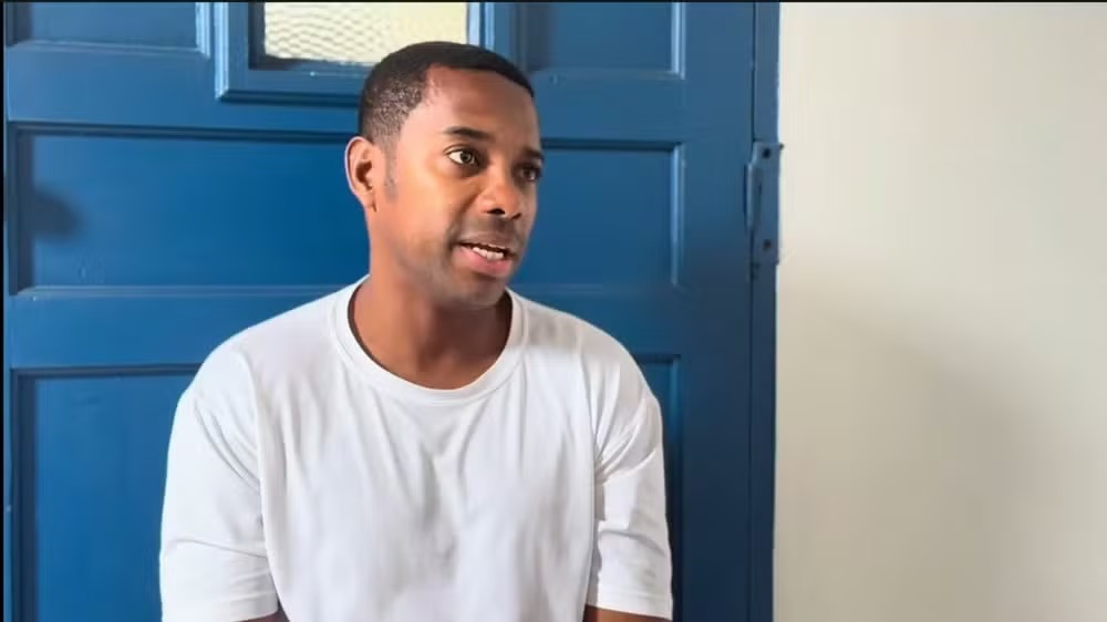 Robinho na P2 de Tremembé — Foto: Conselho da Comunidade/Reprodução