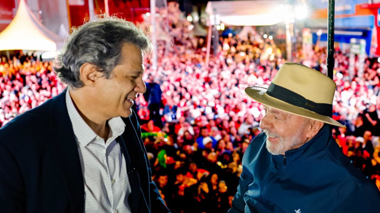 FERNANDO HADDAD E LULA | Foto: Ricardo Stuckert.