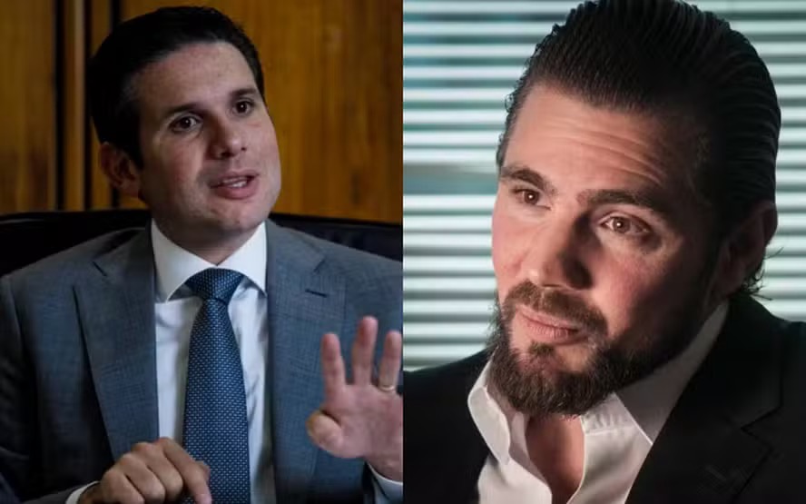 Hugo Motta e Daniel Vorcaro — Foto: Brenno Carvalho / Agência O Globo e Ana Paula Paiva/Valor