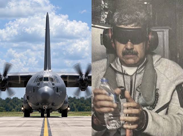 avião que prendeu Maduro | Foto: Reprodução