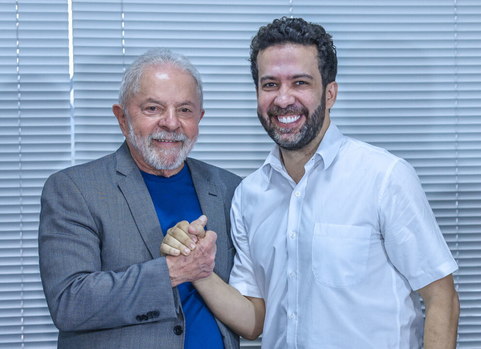 Lula e Janones, em 2022. Foto: Ricardo Stuckert