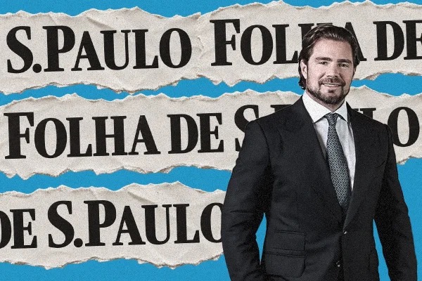 Daniel Vorcaro e folha de s. paulo