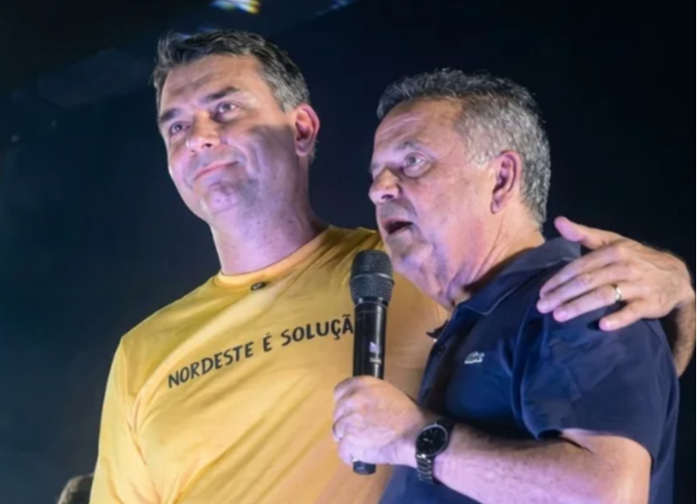 Flavio Bolsonaro e Rogério Marinho