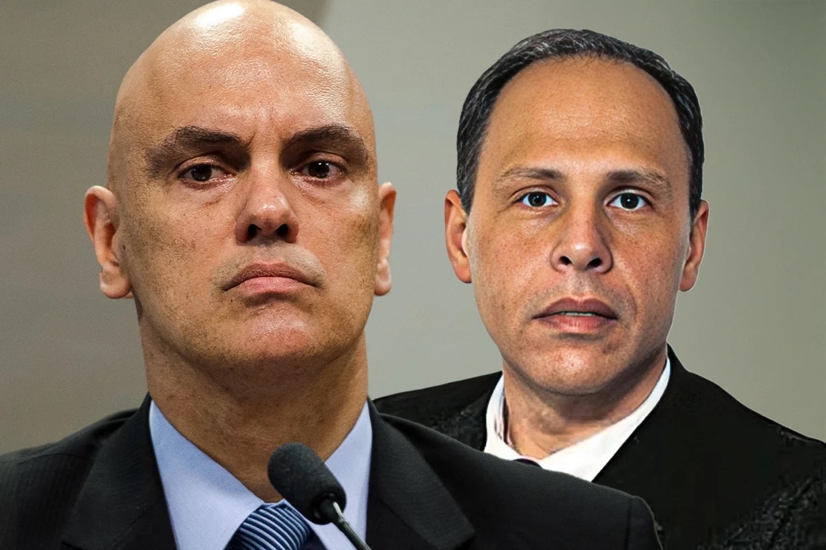 Alexandre de Moraes e Eduardo tagliaferro |  Arte/Metrópoles