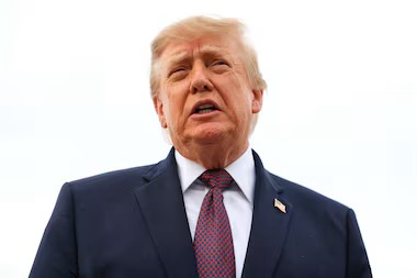O presidente dos EUA, Donald Trump, em foto desta quarta-feira, 28  Foto: Kevin Dietsch/GETTY IMAGES NORTH AMERICA via AFP