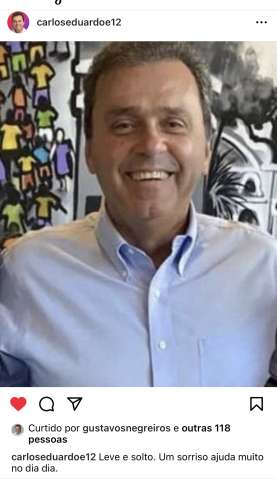 Carlos Eduardo está de volta